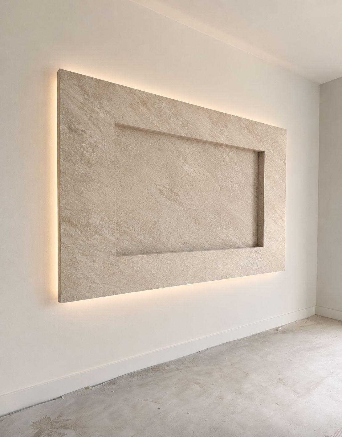 Wanddesign met LED